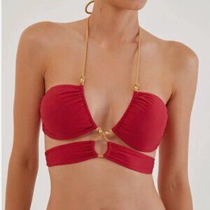 NWT - Vix Swim Bikini Top & Matching Bottom. Bottom is full coverage.